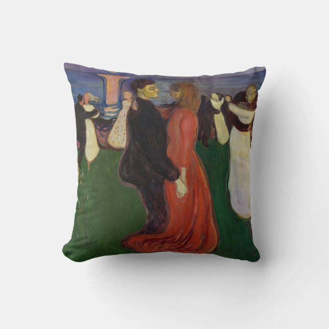 Edvard Munch - Der Tanz des Lebens Kissen (Vorderseite)