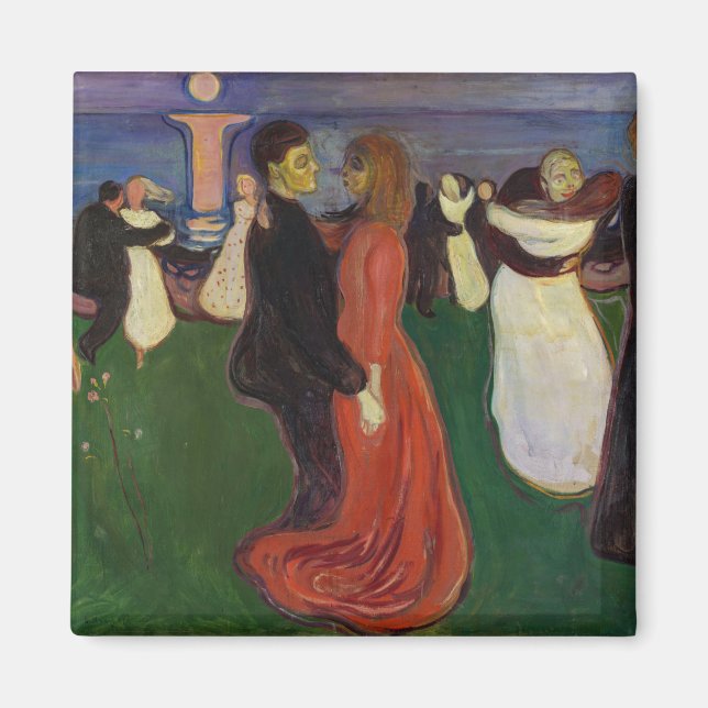 Edvard Munch - Der Tanz des Lebens Magnet (Vorne)