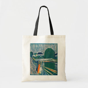 Edvard Munch - Die Mädchen auf der Brücke, Lithogr Tragetasche