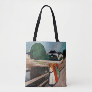 Edvard Munch - Die Mädchen auf der Brücke Tasche