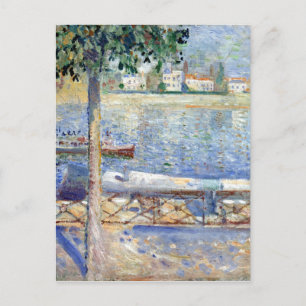 Edvard Munch Die Seine in Saint-Cloud Postkarte