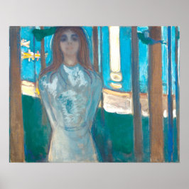 Edvard Munch - Die Stimme , Sommernacht Poster