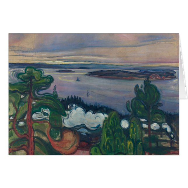 Edvard Munch - Fumée de train (Devant horizontal)