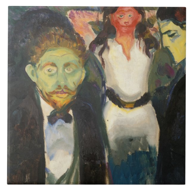 Edvard Munch - Jealousy Fliese (Vorderseite)