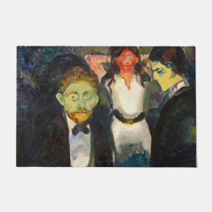 Edvard Munch - Jealousy Fußmatte