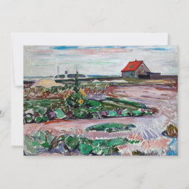 Edvard Munch - Küste. Landschaft in der Nähe von L Einladung