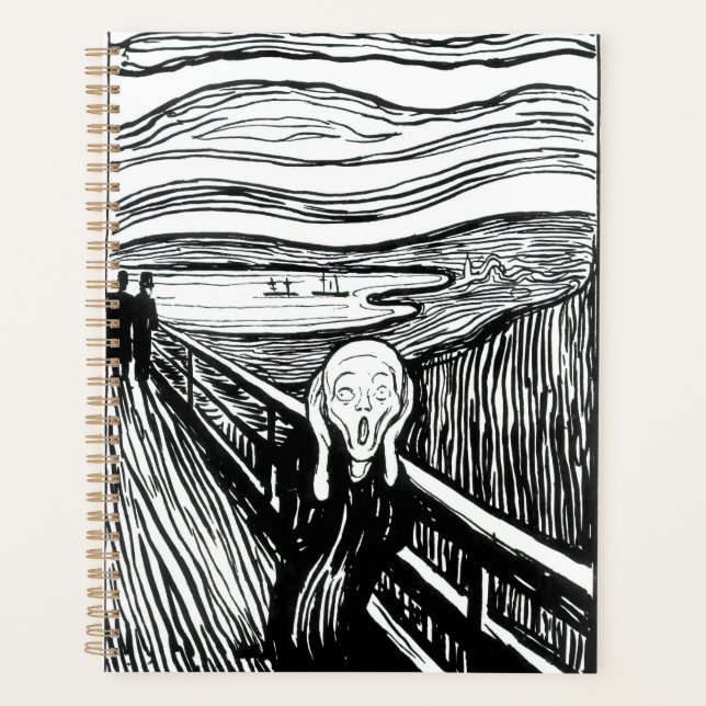 Edvard Munch - La lithographie de cri (Devant)