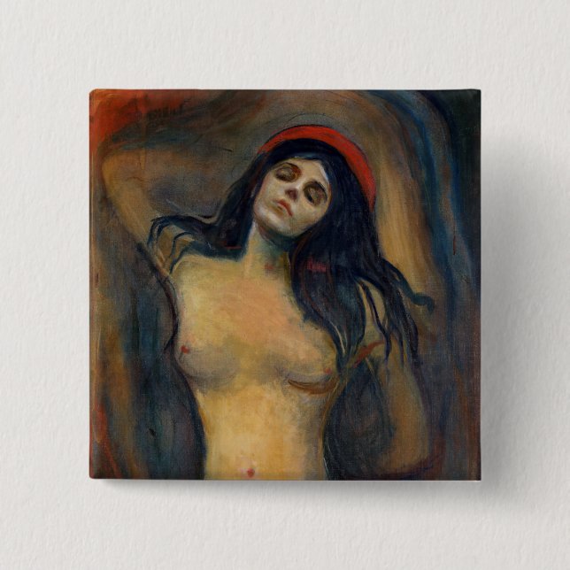 Edvard Munch - Madonna Button (Vorderseite)