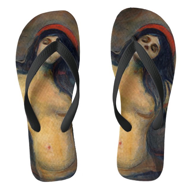 Edvard Munch - Madonna Flip Flops (Fußbett)