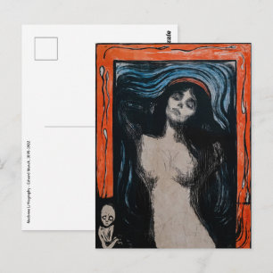 Edvard Munch - Madonna Lithographie Postkarte
