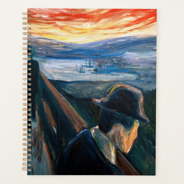 Edvard Munch - Maladie d'humeur au coucher du sole (Devant)
