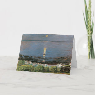 Edvard Munch Malerei, Sommernacht am Strand Karte