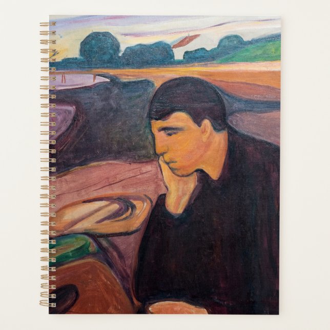 Edvard Munch - Melancholy 1894 Planer (Vorderseite)