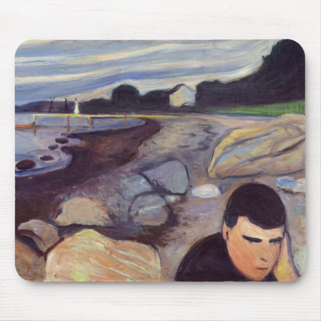 Edvard Munch - Melancholy Mousepad (Vorne)