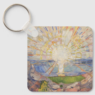 Edvard Munch Mural Painting The Sun (Solen) (1911) Schlüsselanhänger