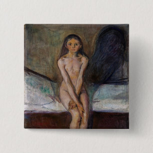 Edvard Munch - Pubertät Button