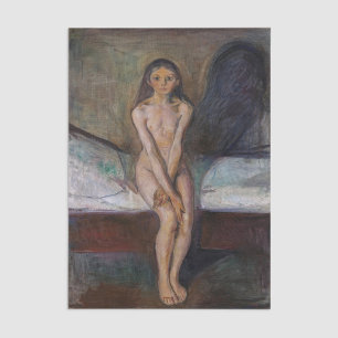 Edvard Munch - Pubertät Seidenpapier
