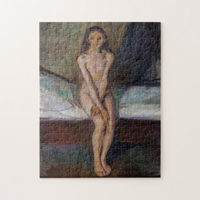 Edvard Munch - Puberty (Vertikal)