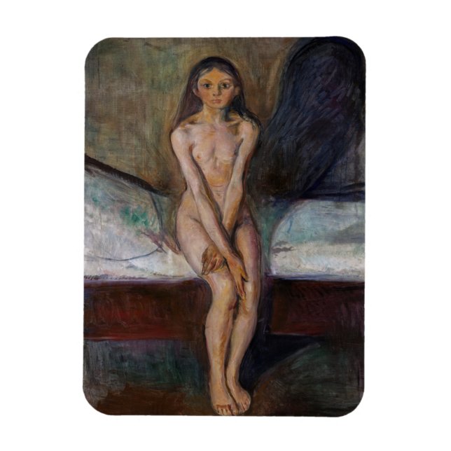 Edvard Munch - Puberty Magnet (Vertikal)