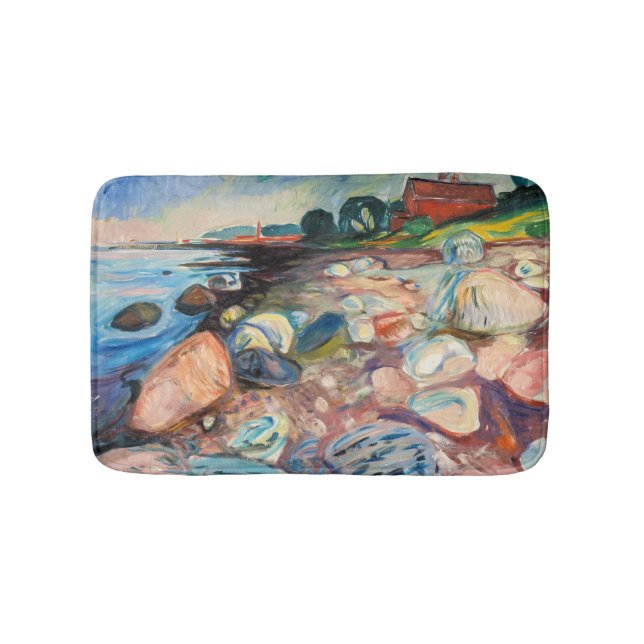 Edvard Munch - Shopping mit Red House Badematte (Vorderseite)