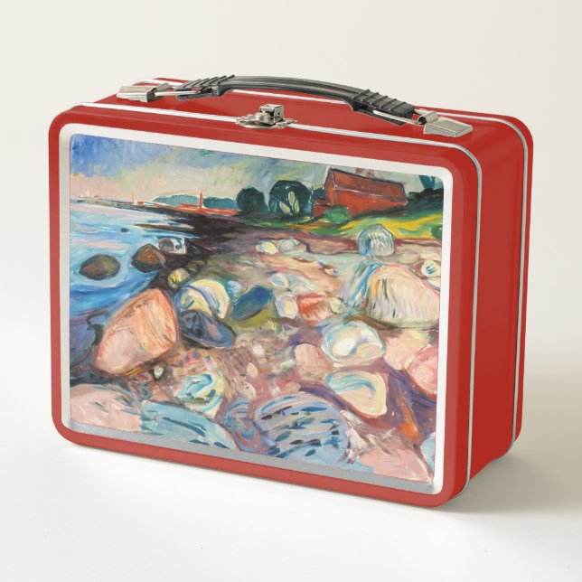 Edvard Munch - Shopping mit Red House Metall Brotdose (Vorderseite)