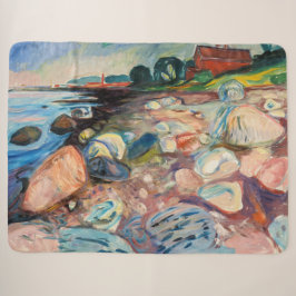 Edvard Munch - Shopping mit Red House Sherpadecke