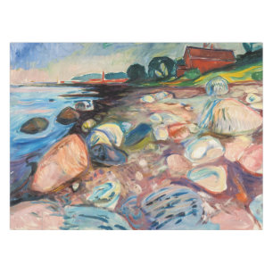 Edvard Munch - Shopping mit Red House Tischdecke