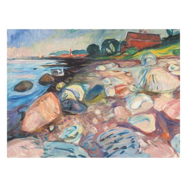 Edvard Munch - Shopping mit Red House Tischdecke (Vorderseite (Horizontal))