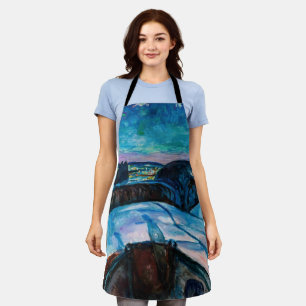 Edvard Munch - Starry Night 1922 Schürze