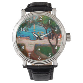 Edvard Munch - Tanz am Strand Armbanduhr