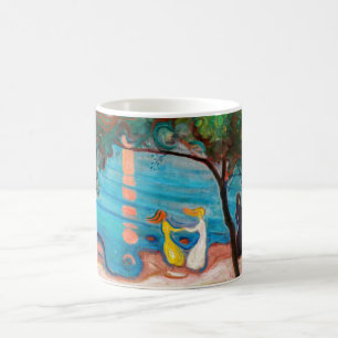 Edvard Munch - Tanz am Strand Kaffeetasse