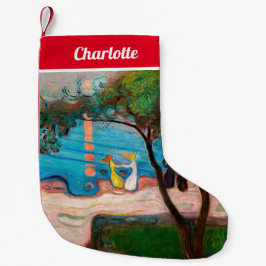 Edvard Munch - Tanz am Strand Kleiner Weihnachtsstrumpf
