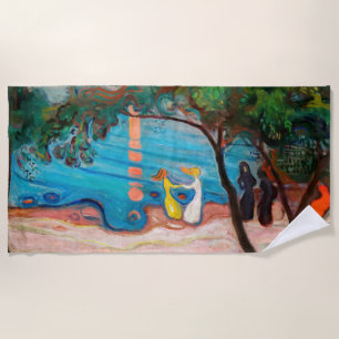 Edvard Munch - Tanz am Strand Strandtuch