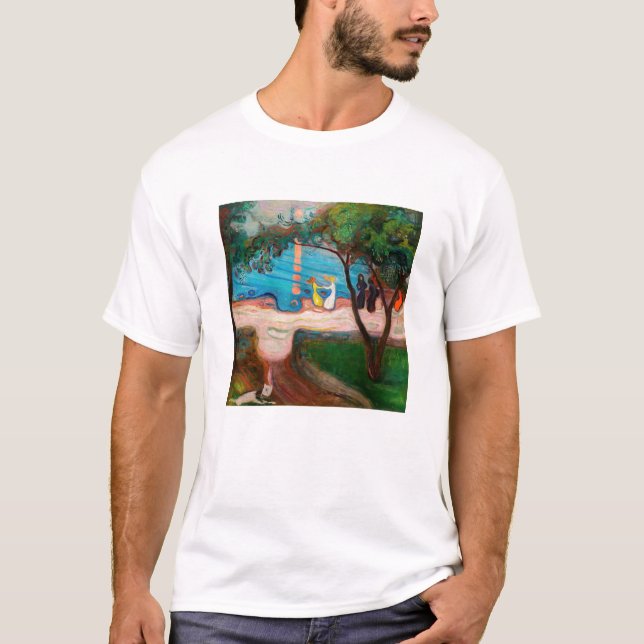 Edvard Munch - Tanz am Strand T-Shirt (Vorderseite)