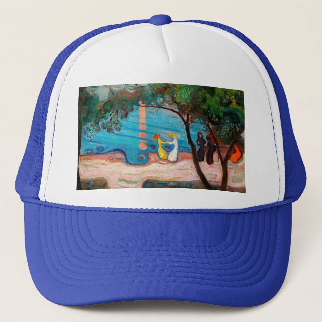 Edvard Munch - Tanz am Strand Truckerkappe (Vorderseite)