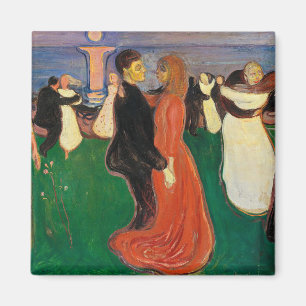 Edvard Munch - Tanz des Lebens Magnet