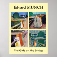 Edvard Munch - The Girls on Bridge Selection