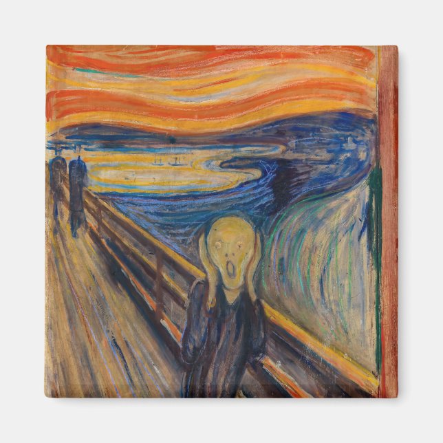 Edvard Munch - The Scream 1893 Magnet (Vorne)