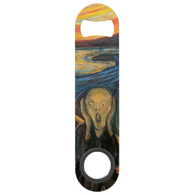 Edvard Munch , “ The Scream ” Speed Flaschenöffner (Vorderseite)