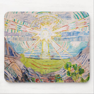 Edvard Munch - The Sun 1910 Mousepad