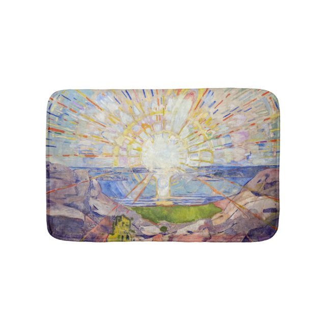 Edvard Munch - The Sun 1911 Badematte (Vorderseite)