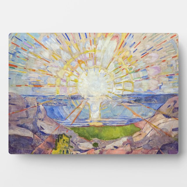 Edvard Munch - The Sun 1911 Fotoplatte (Vorderseite)