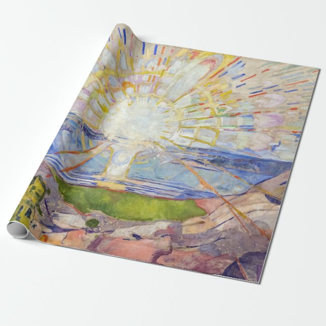 Edvard Munch - The Sun 1911 Geschenkpapier (Ungerollt)