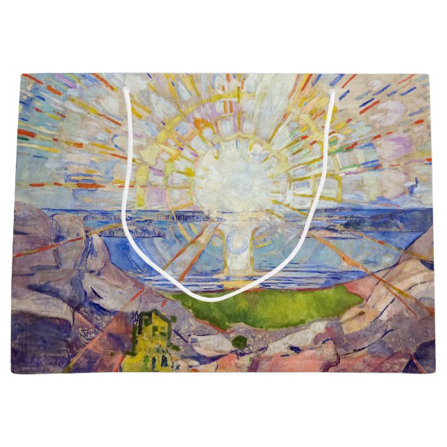 Edvard Munch - The Sun 1911 Große Geschenktüte (Vorderseite)