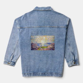 Edvard Munch - The Sun 1911 Jeansjacke