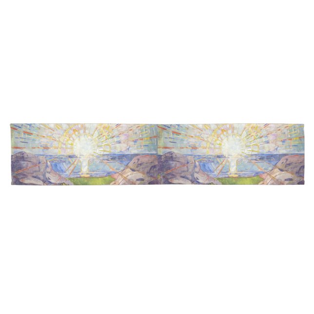 Edvard Munch - The Sun 1911 Kurzer Tischläufer (Horizontal)