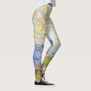 Edvard Munch - The Sun 1911 Leggings