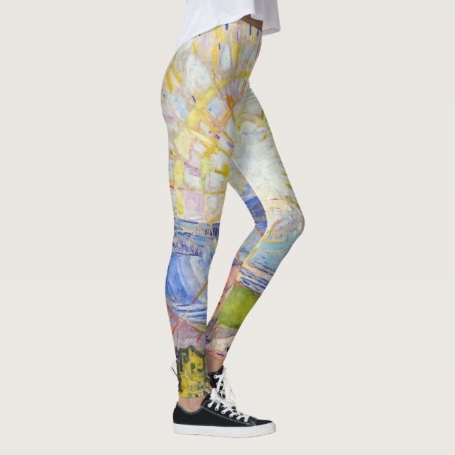Edvard Munch - The Sun 1911 Leggings (Rechts)