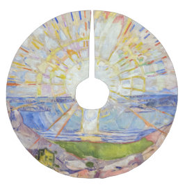 Edvard Munch - The Sun 1911 Polyester Weihnachtsbaumdecke