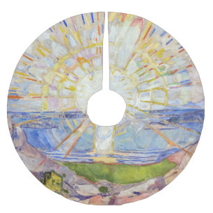 Edvard Munch - The Sun 1911 Polyester Weihnachtsbaumdecke